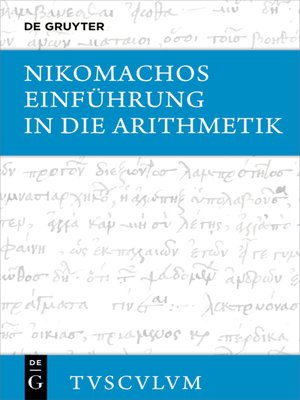 cover image of Einführung in die Arithmetik